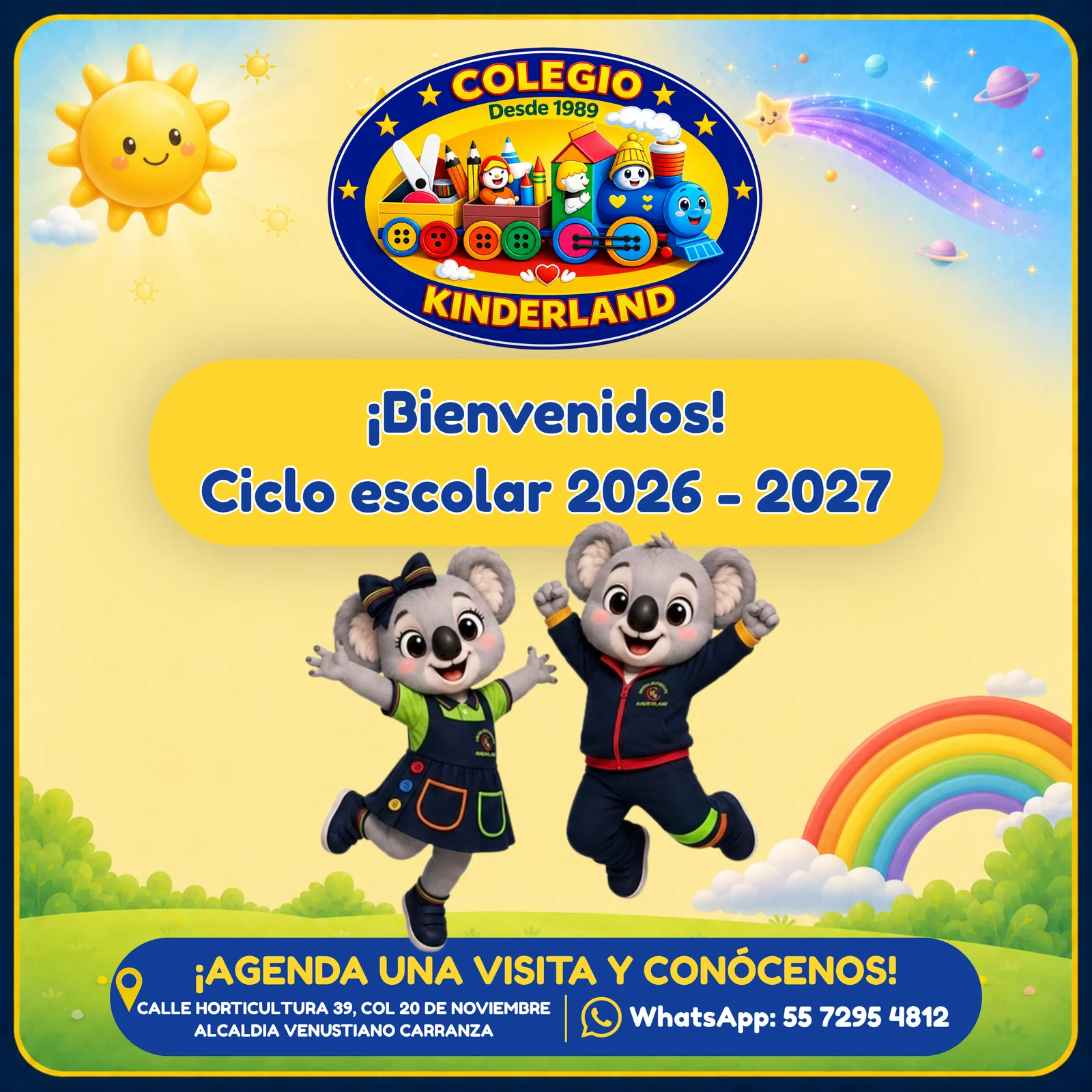 Bienvenidos a Colegio Kinderland - Nuevo Ciclo Escolar